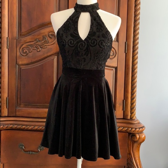 black and smart dress